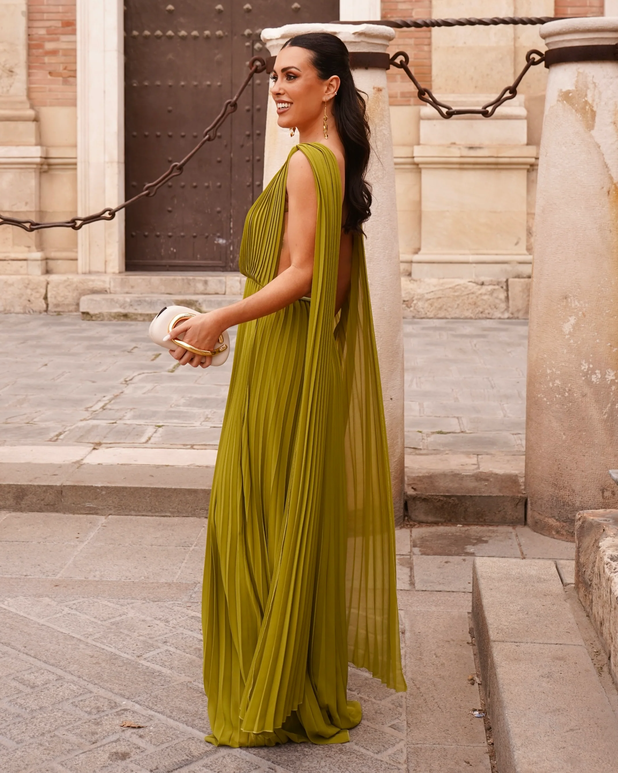 Vestido Luz Verde Oliva - Image 6
