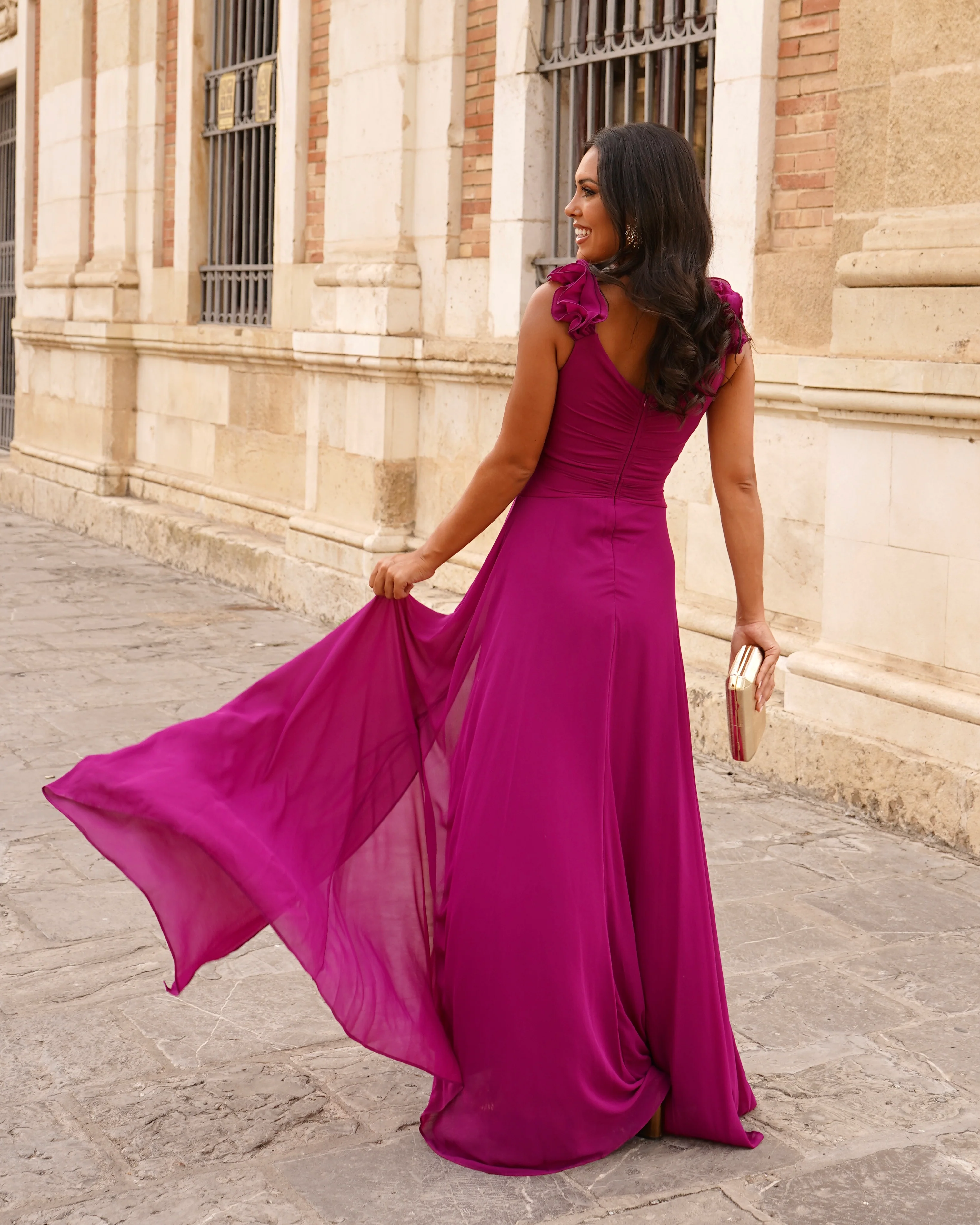 Vestido Madeira fucsia - Image 4