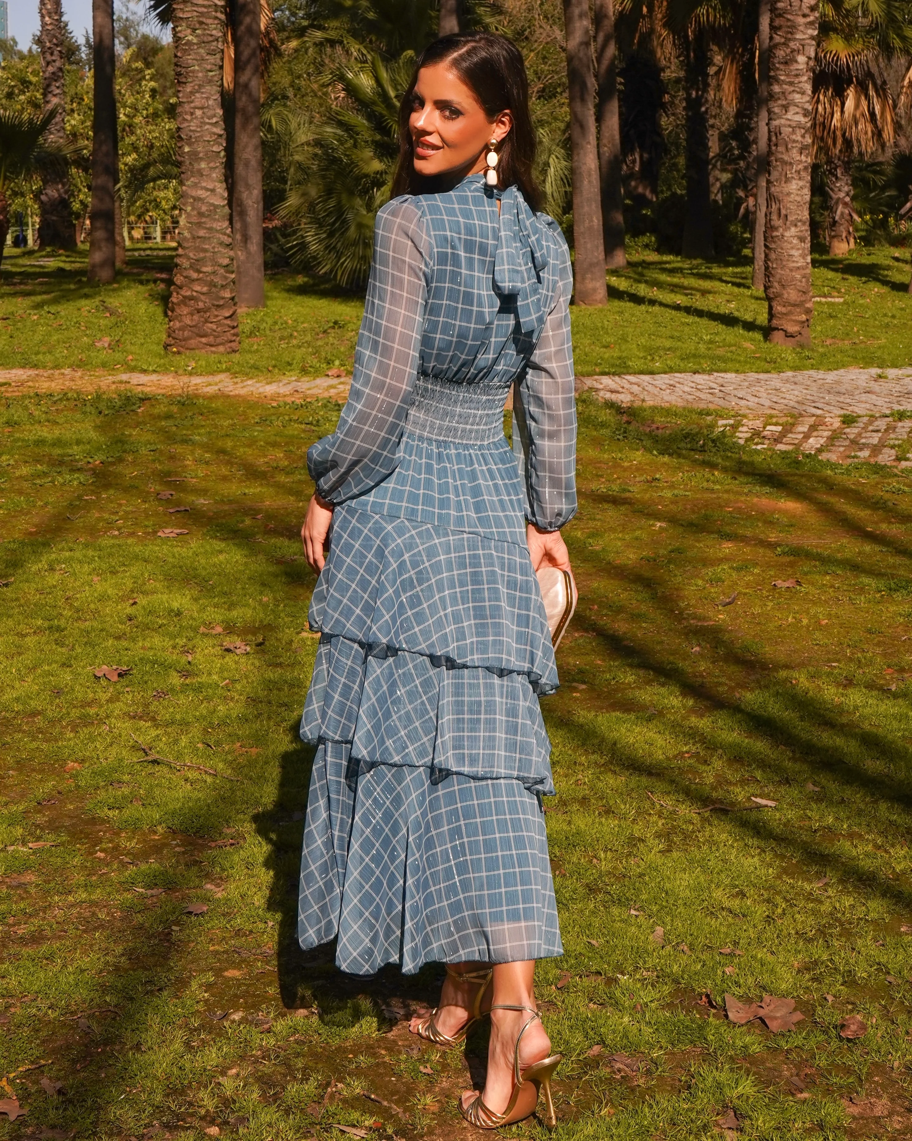 Vestido Marieta Azul - Image 3