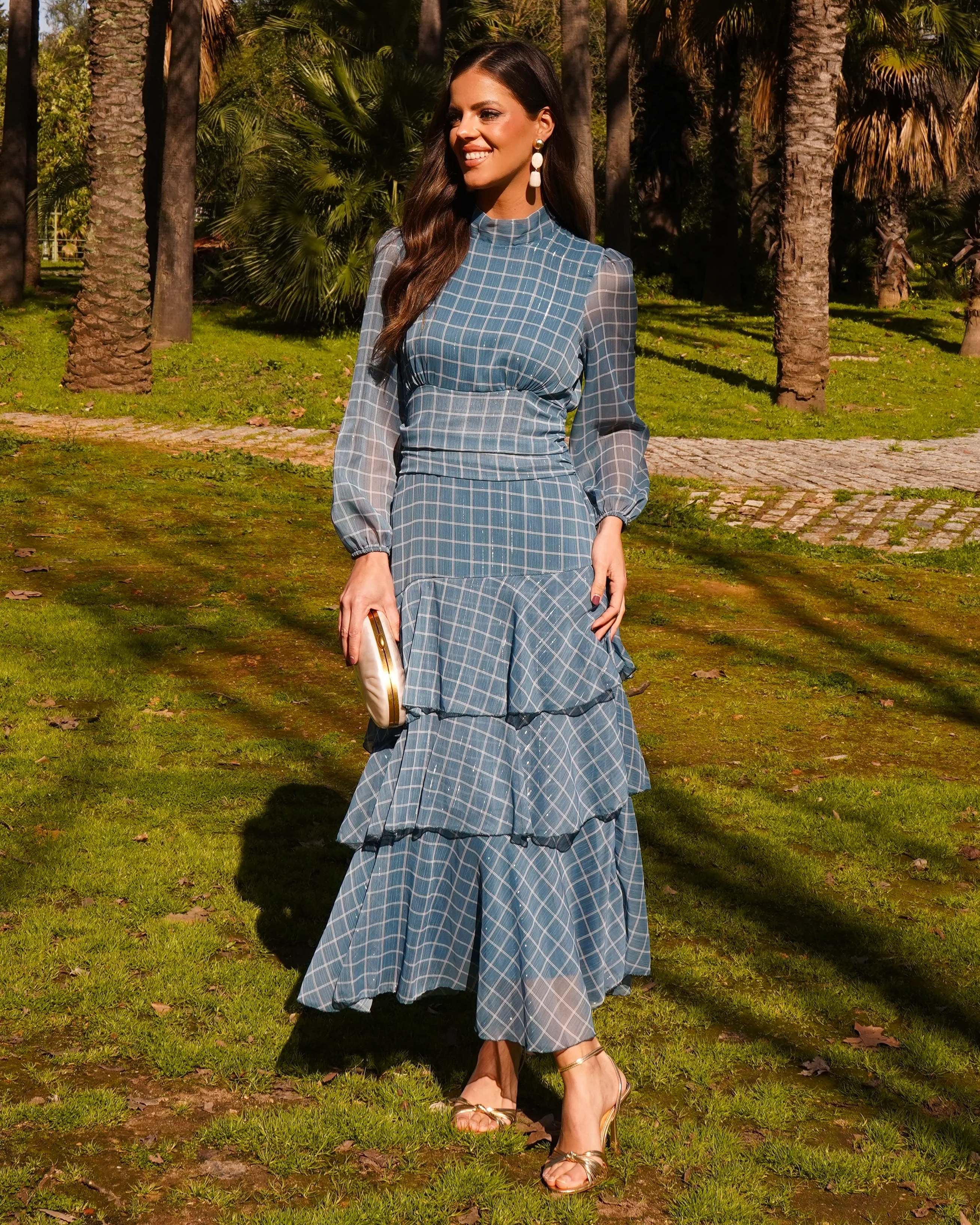 Vestido Marieta Azul - Image 4