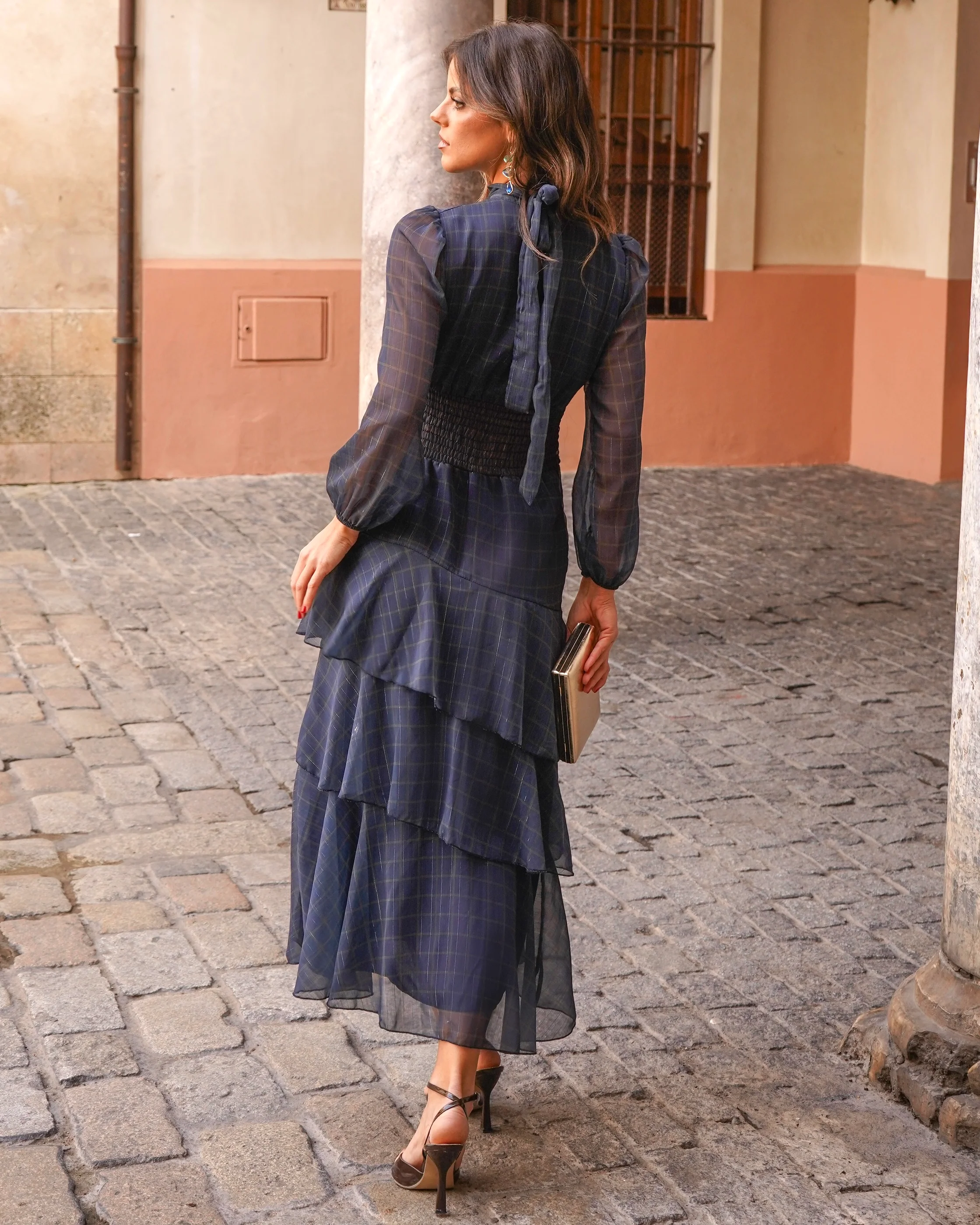 Vestido Marieta marino - Image 3