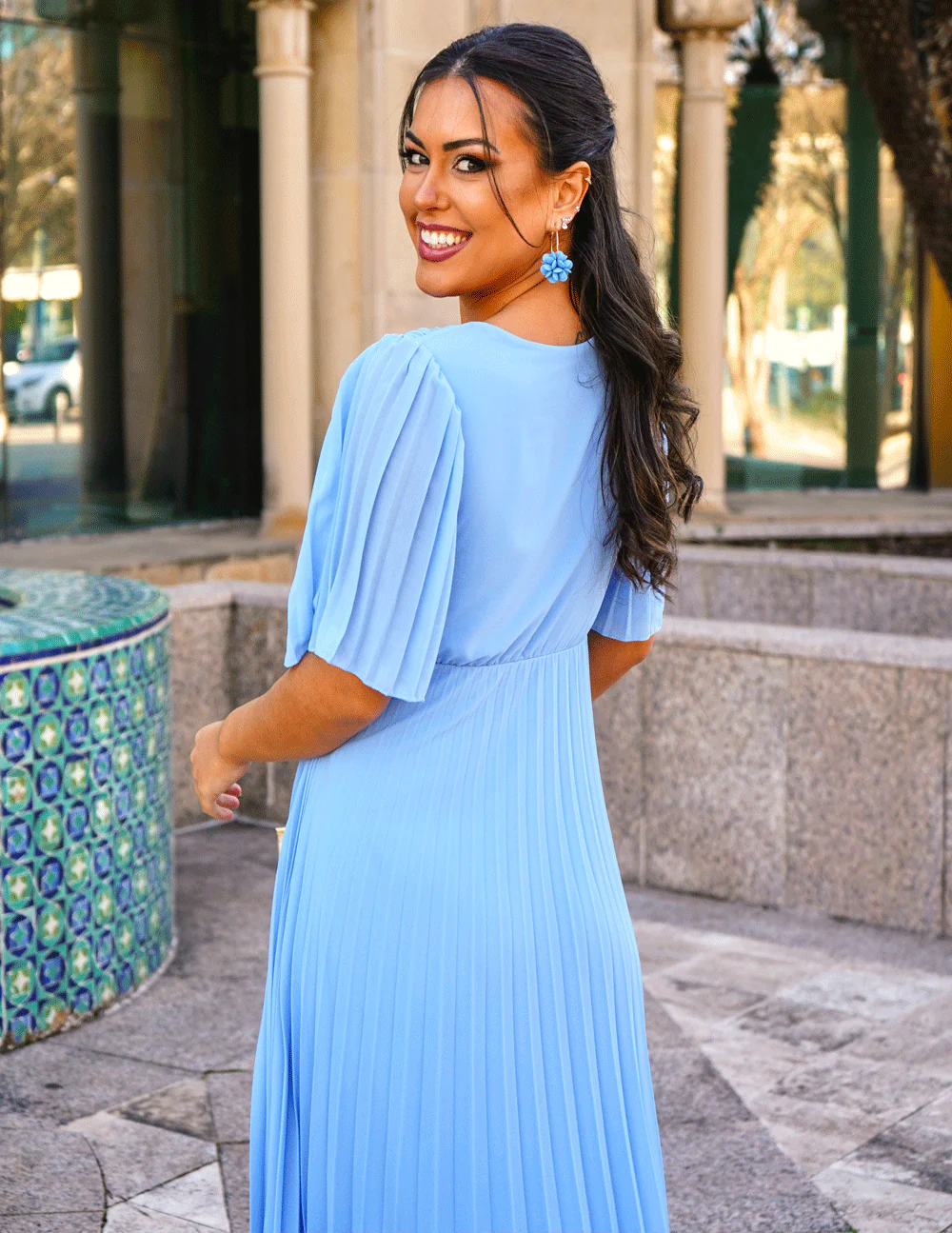 Vestido Mariola Azul - Image 2