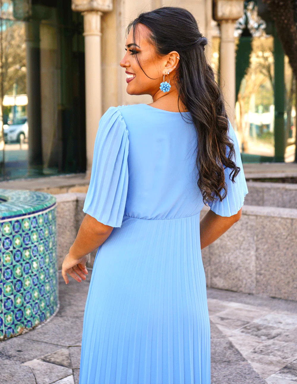 Vestido Mariola Azul - Image 4
