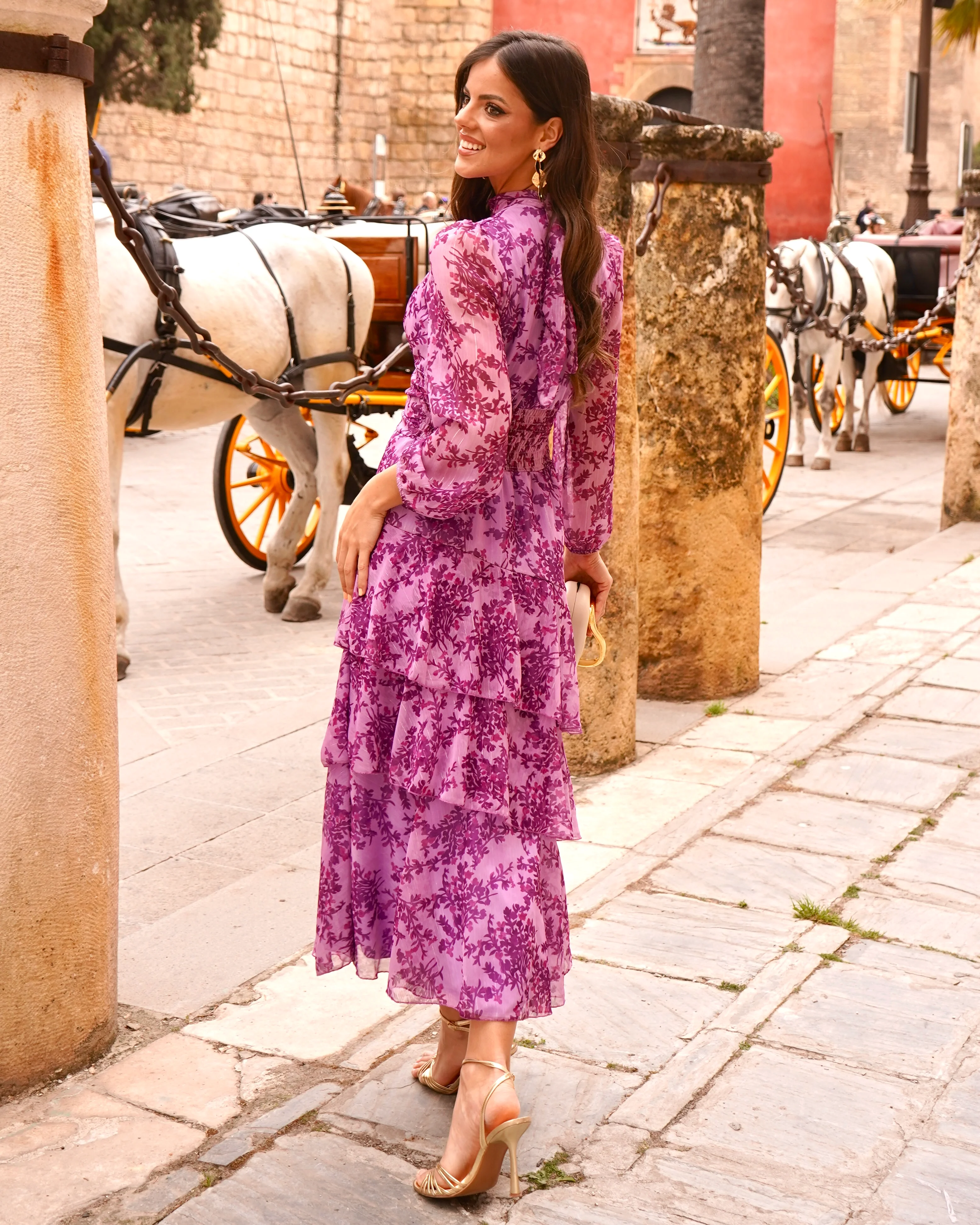 Vestido Marisol Buganvilla - Image 4