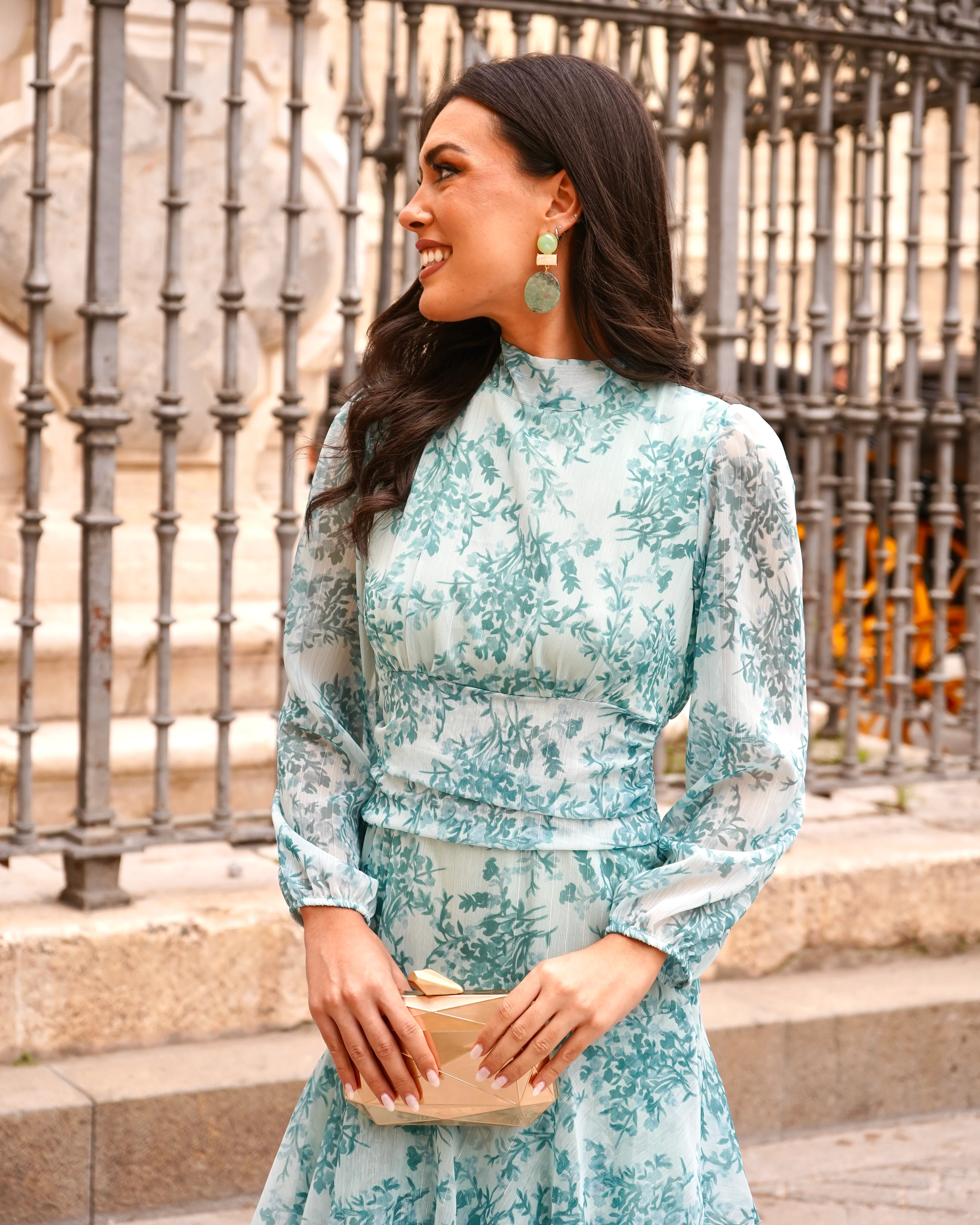 Vestido Marisol Verde Agua - Image 5