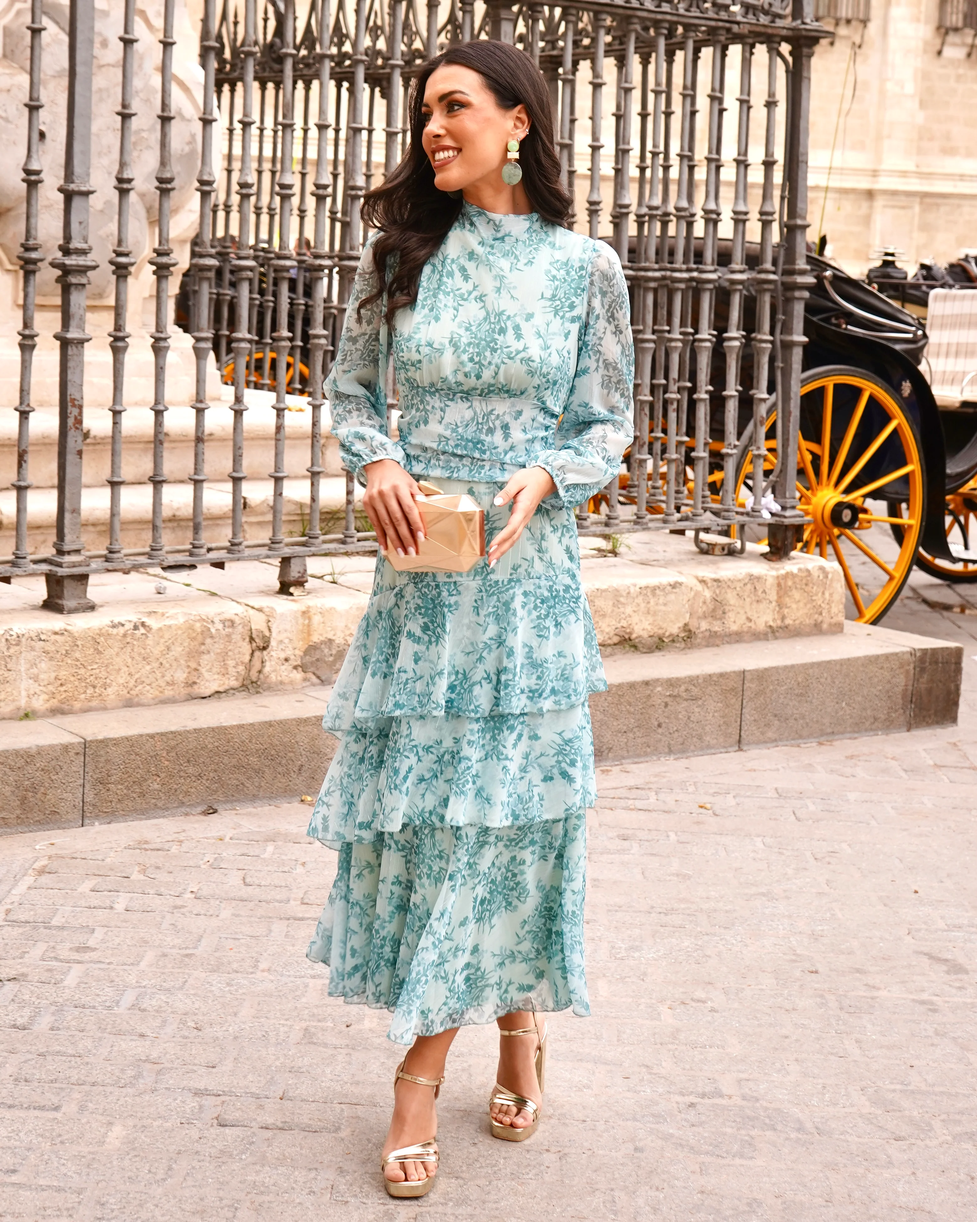 Vestido Marisol Verde Agua - Image 6