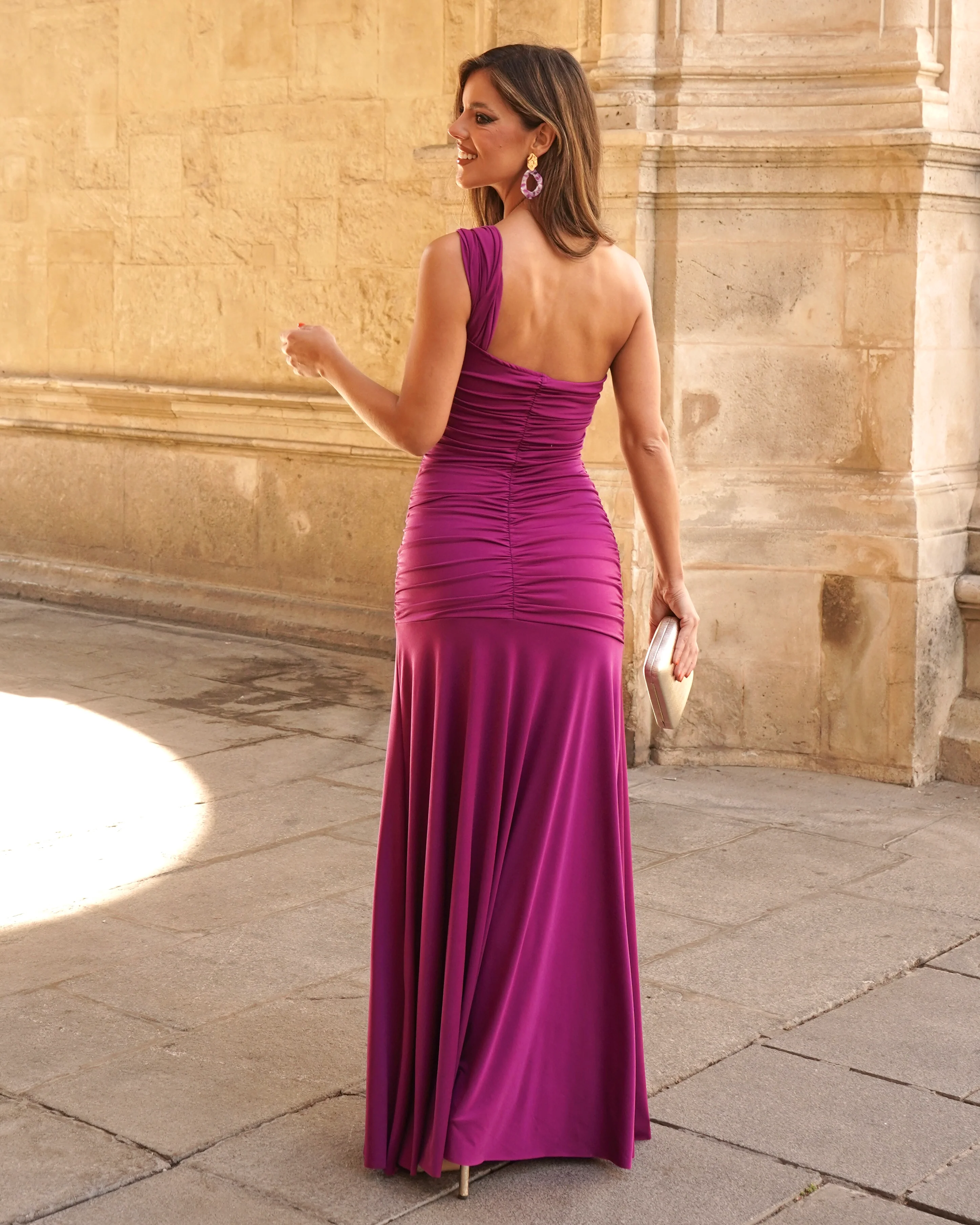Vestido Miranda Buganvilla - Image 3