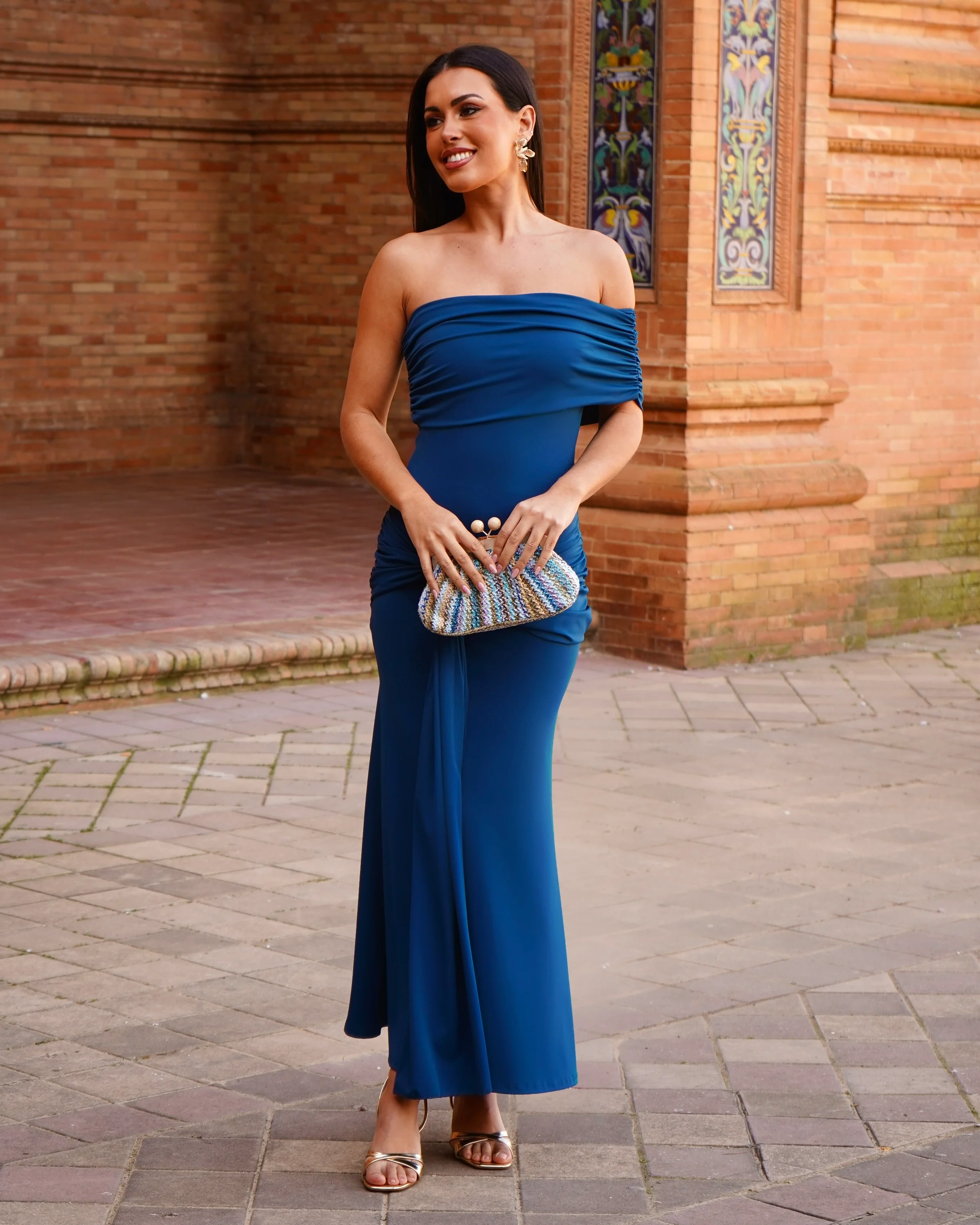 Vestido Olimpia Azulado - Image 3