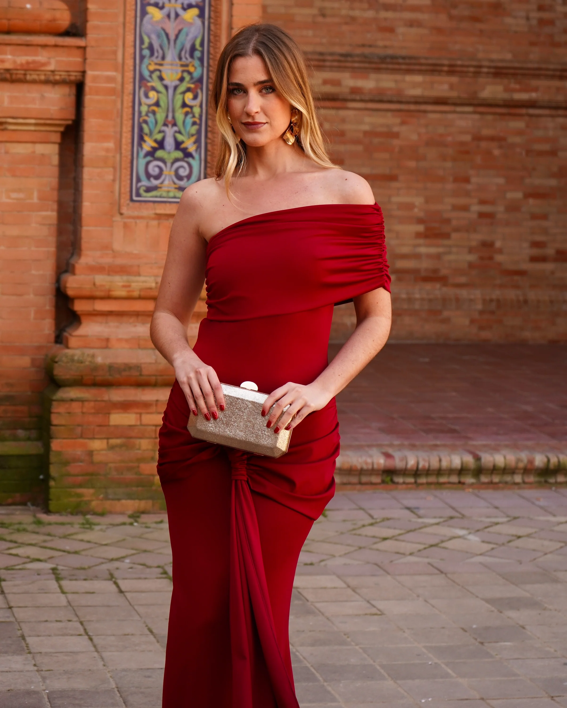 Vestido Olimpia Rojizo - Image 6