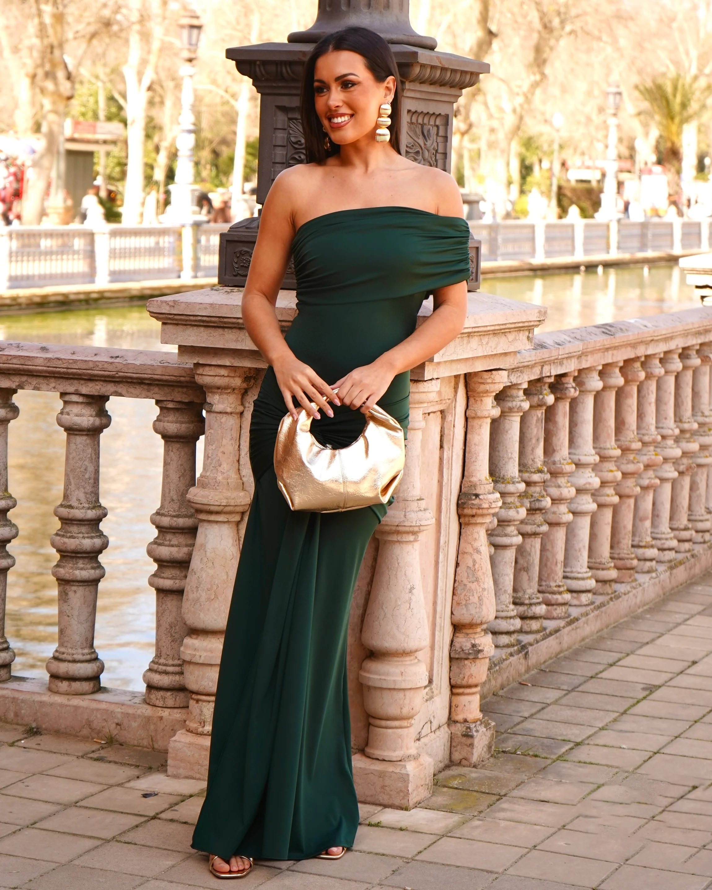 Vestido Olimpia Verdoso - Image 3