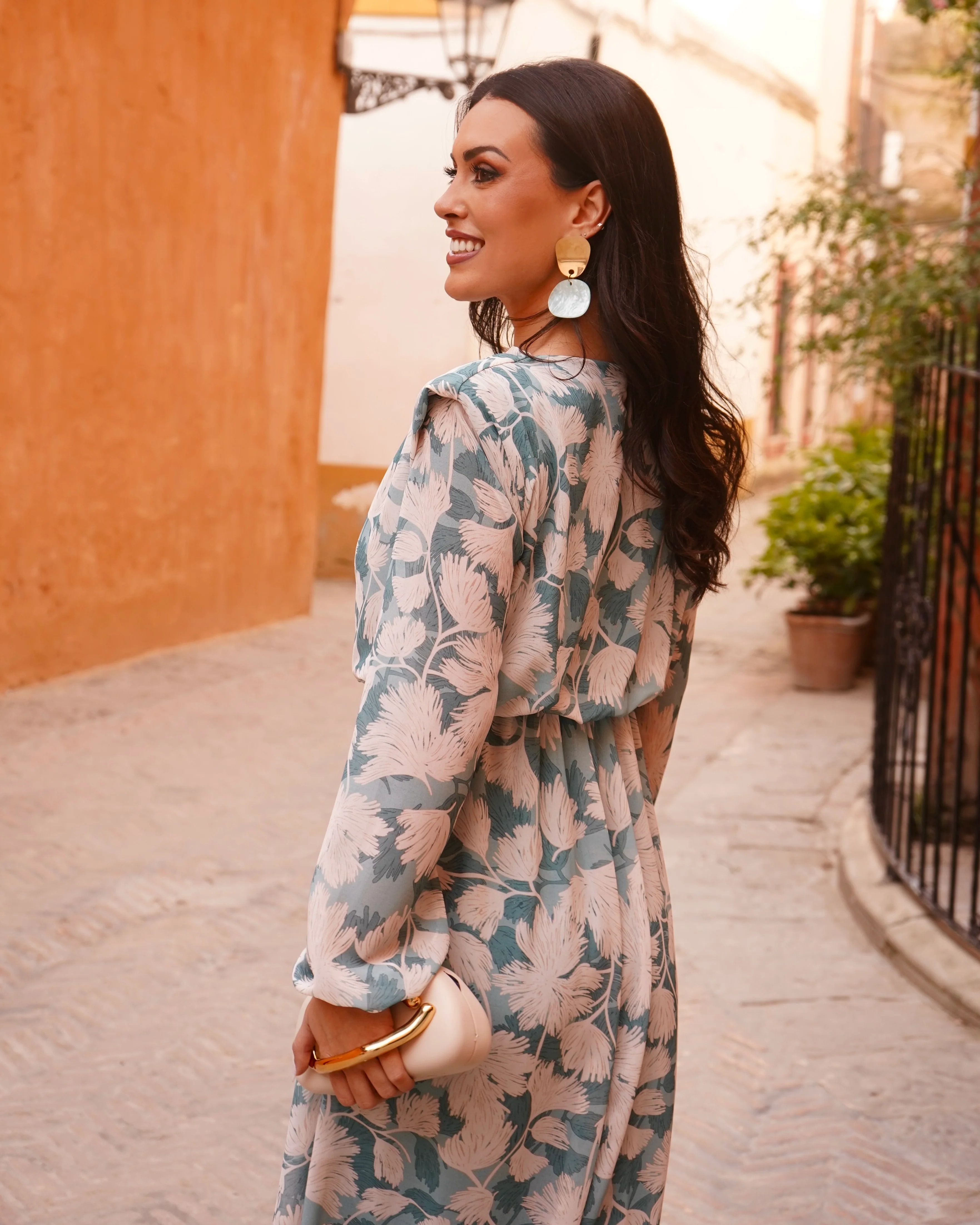 Vestido Paola Verde Agua - Image 3