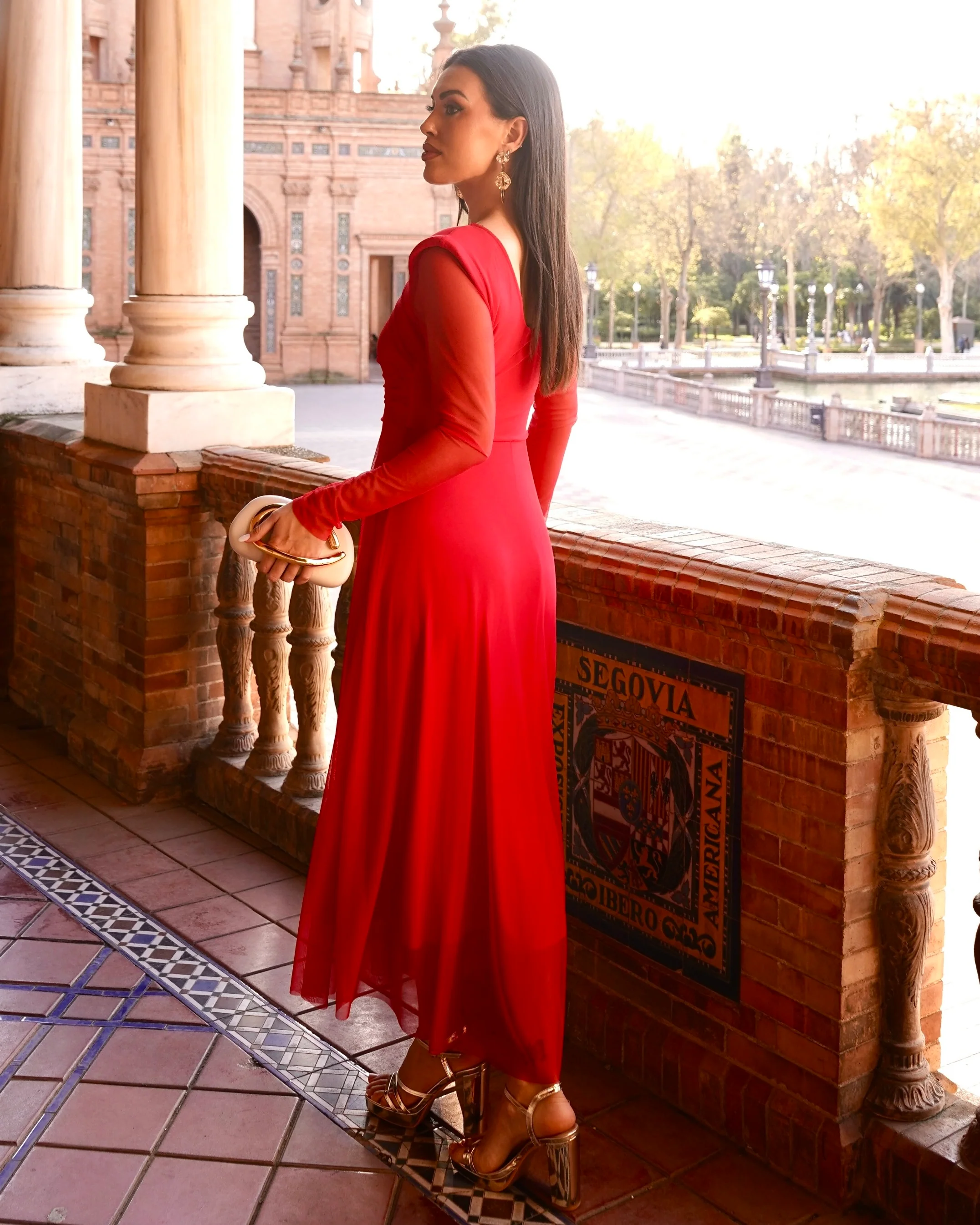 Vestido Paula Rojo - Image 5