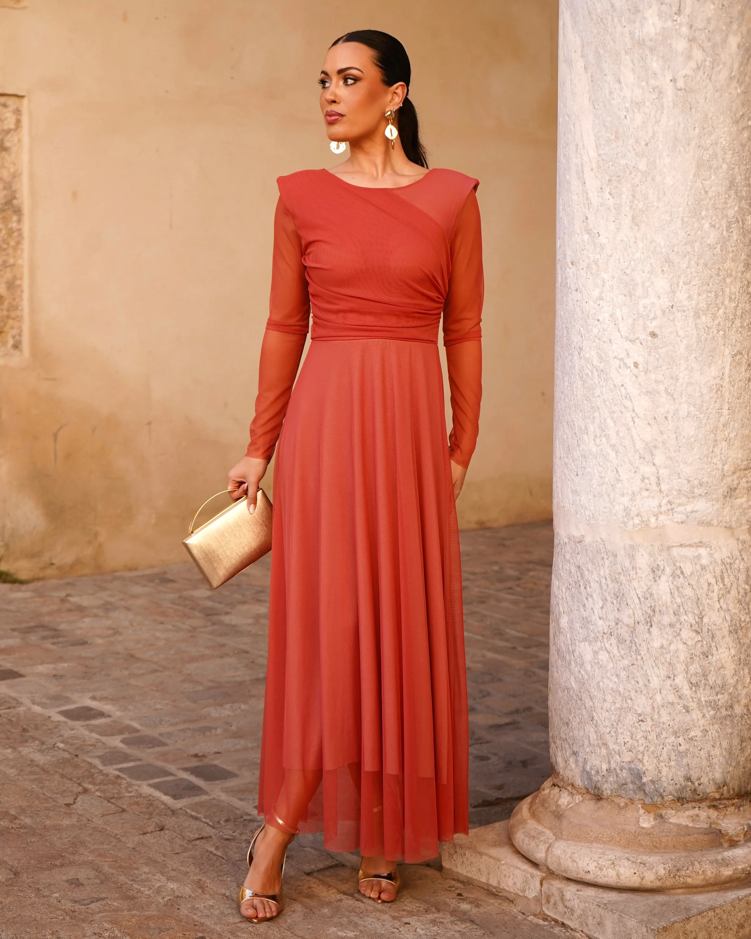Vestido Paula Teja - Image 4