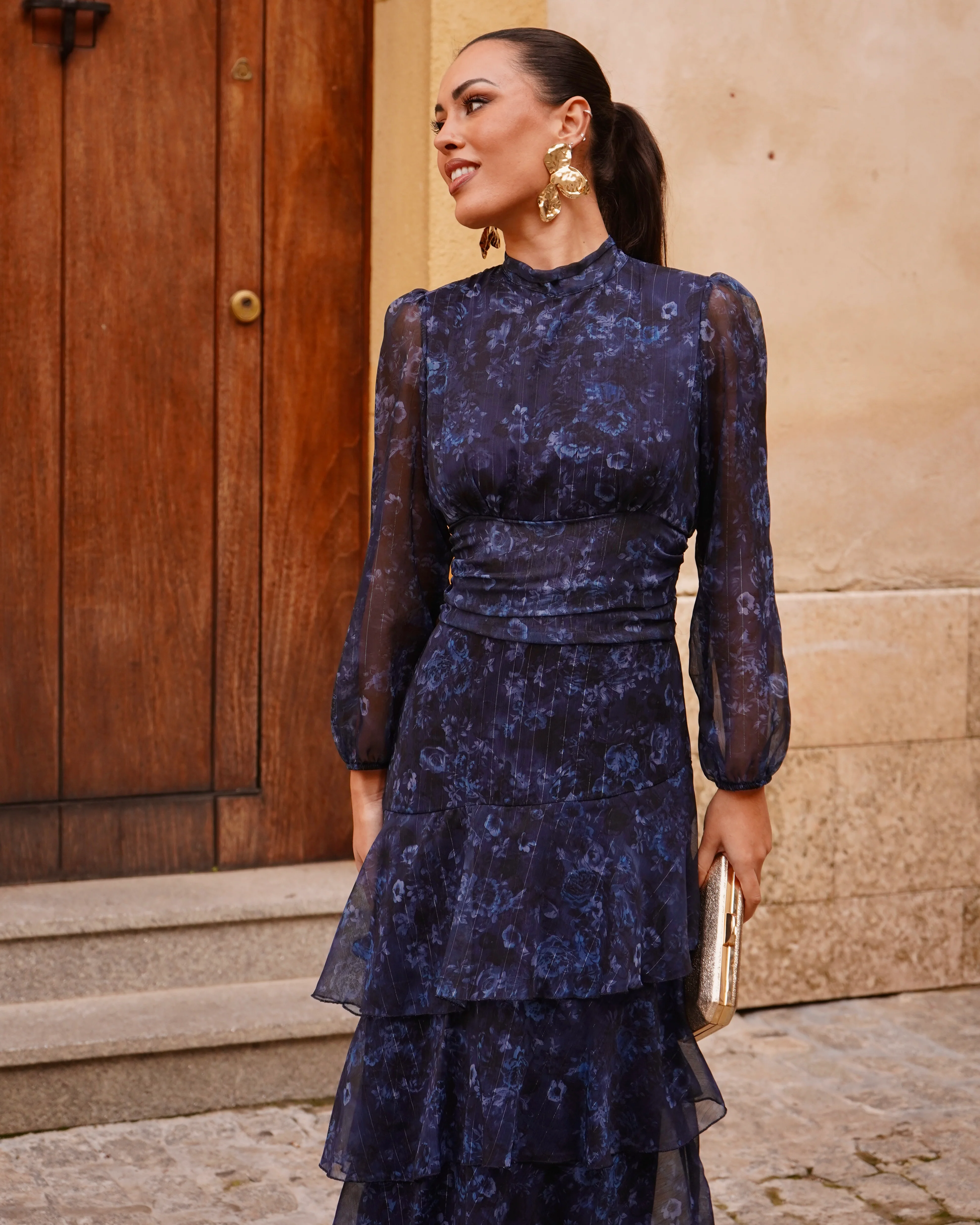 Vestido Rebeca marino - Image 2