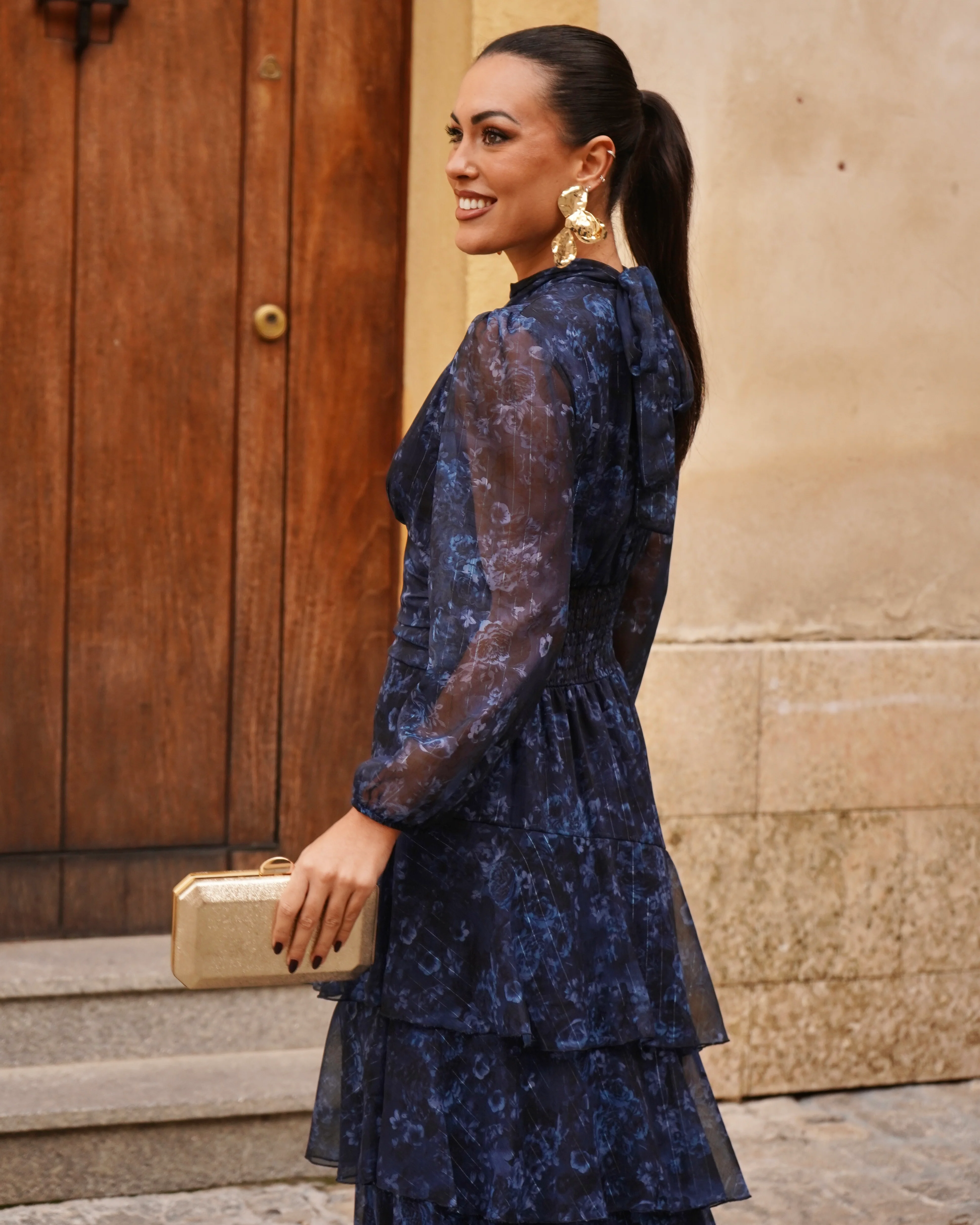 Vestido Rebeca marino - Image 3