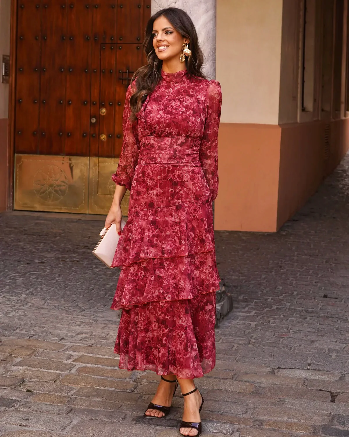 Vestido Rebeca teja