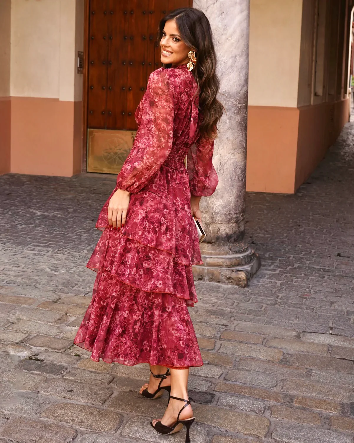 Vestido Rebeca teja - Image 2