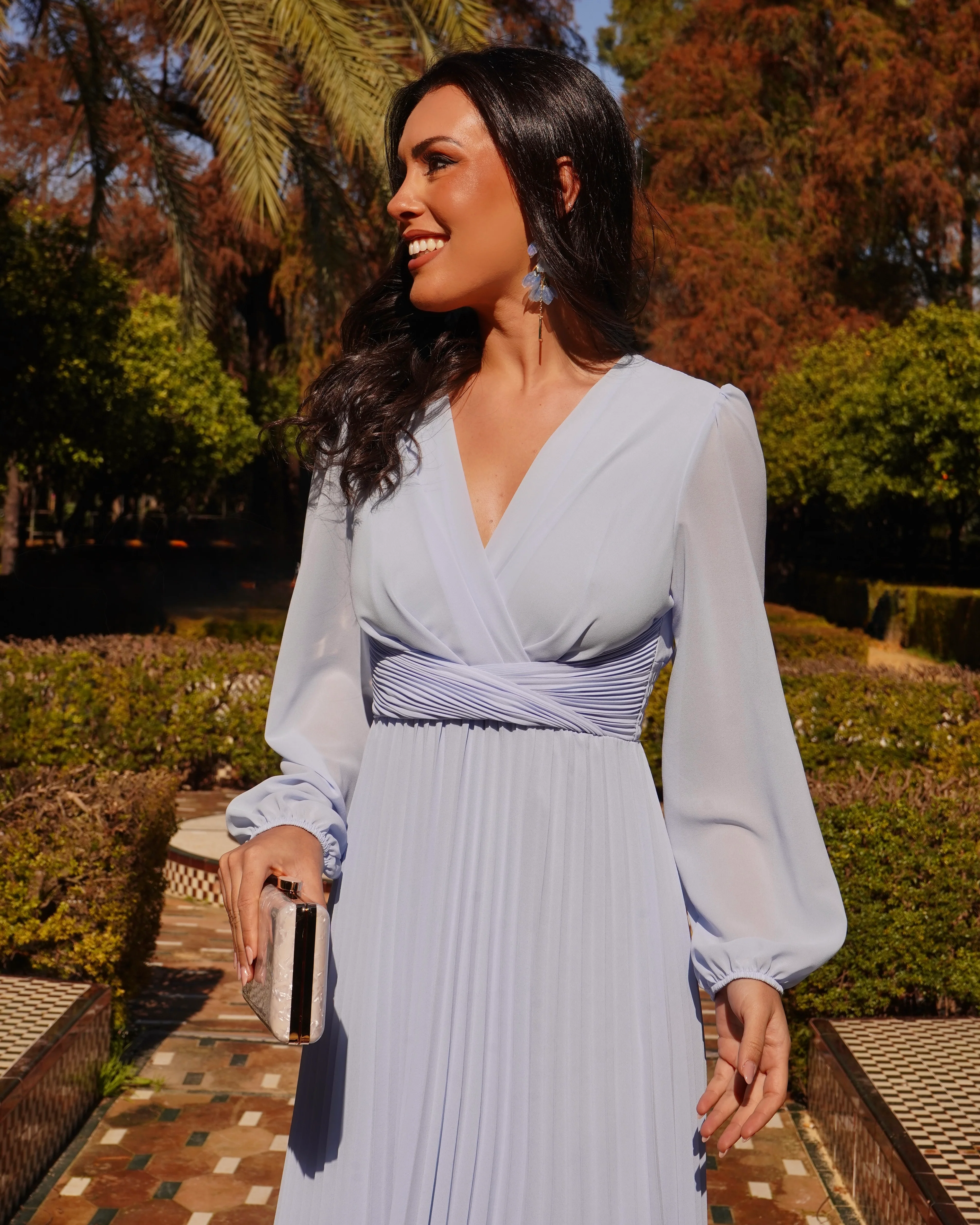 Vestido Rita Celeste - Image 2