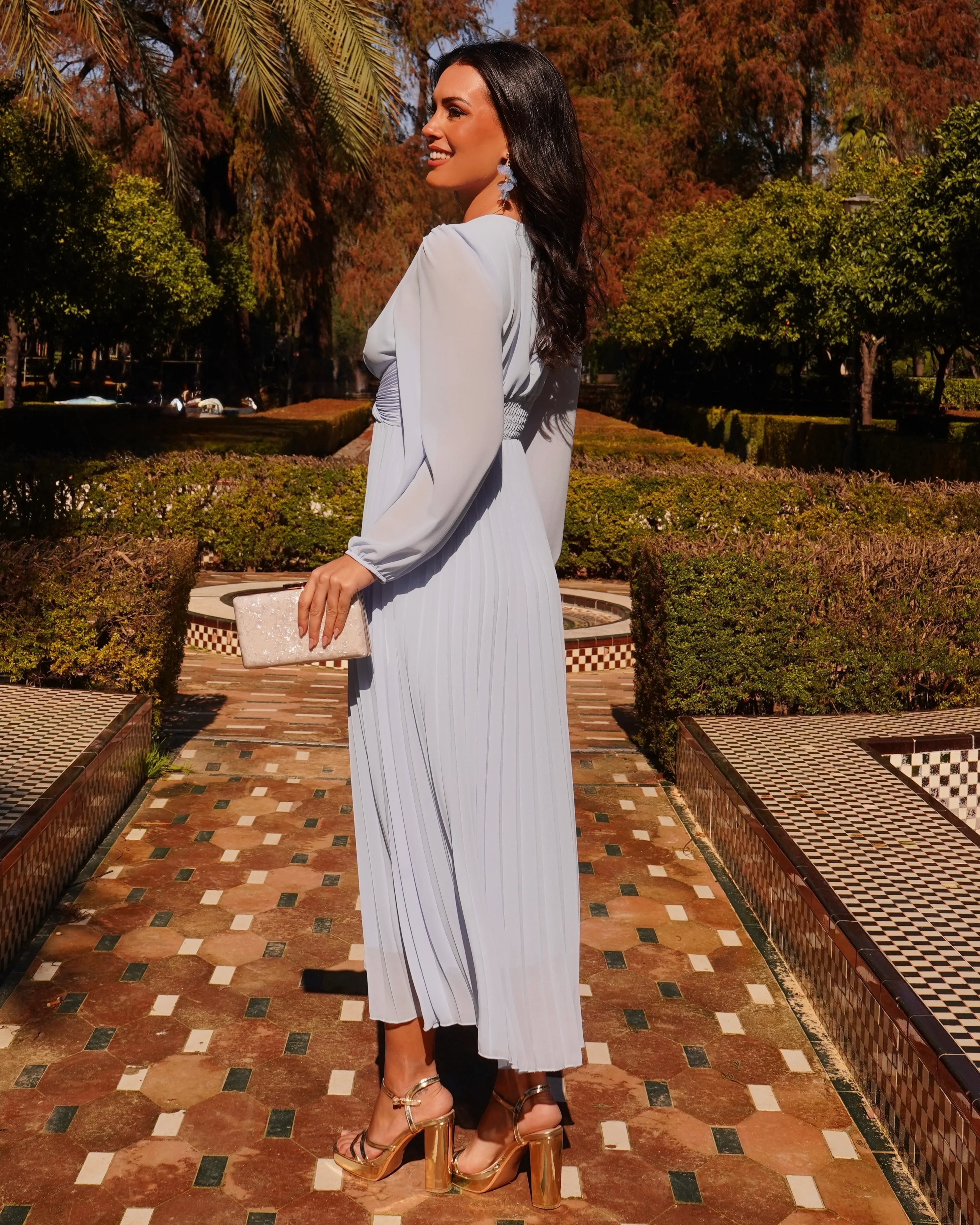 Vestido Rita Celeste - Image 3