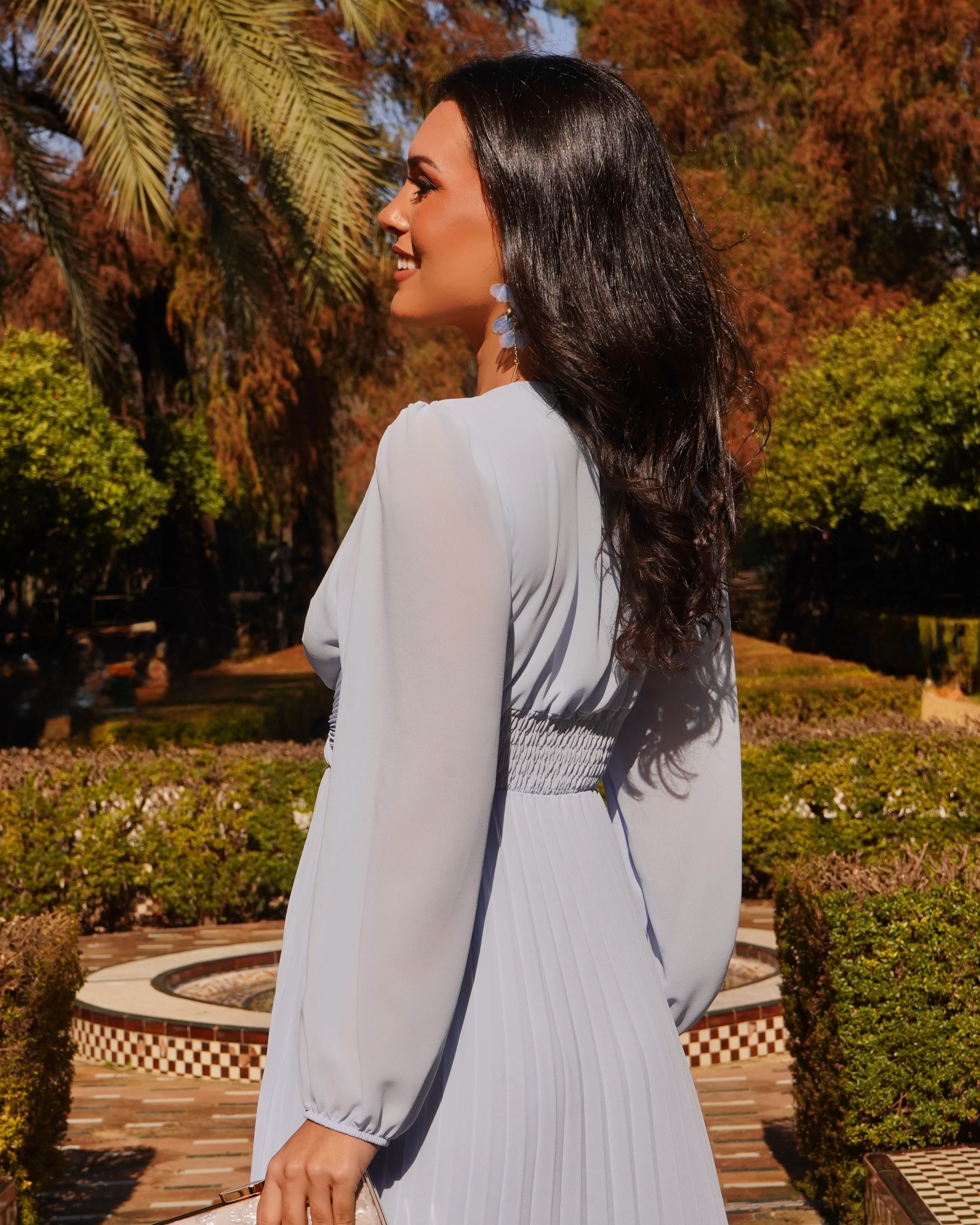 Vestido Rita Celeste - Image 4