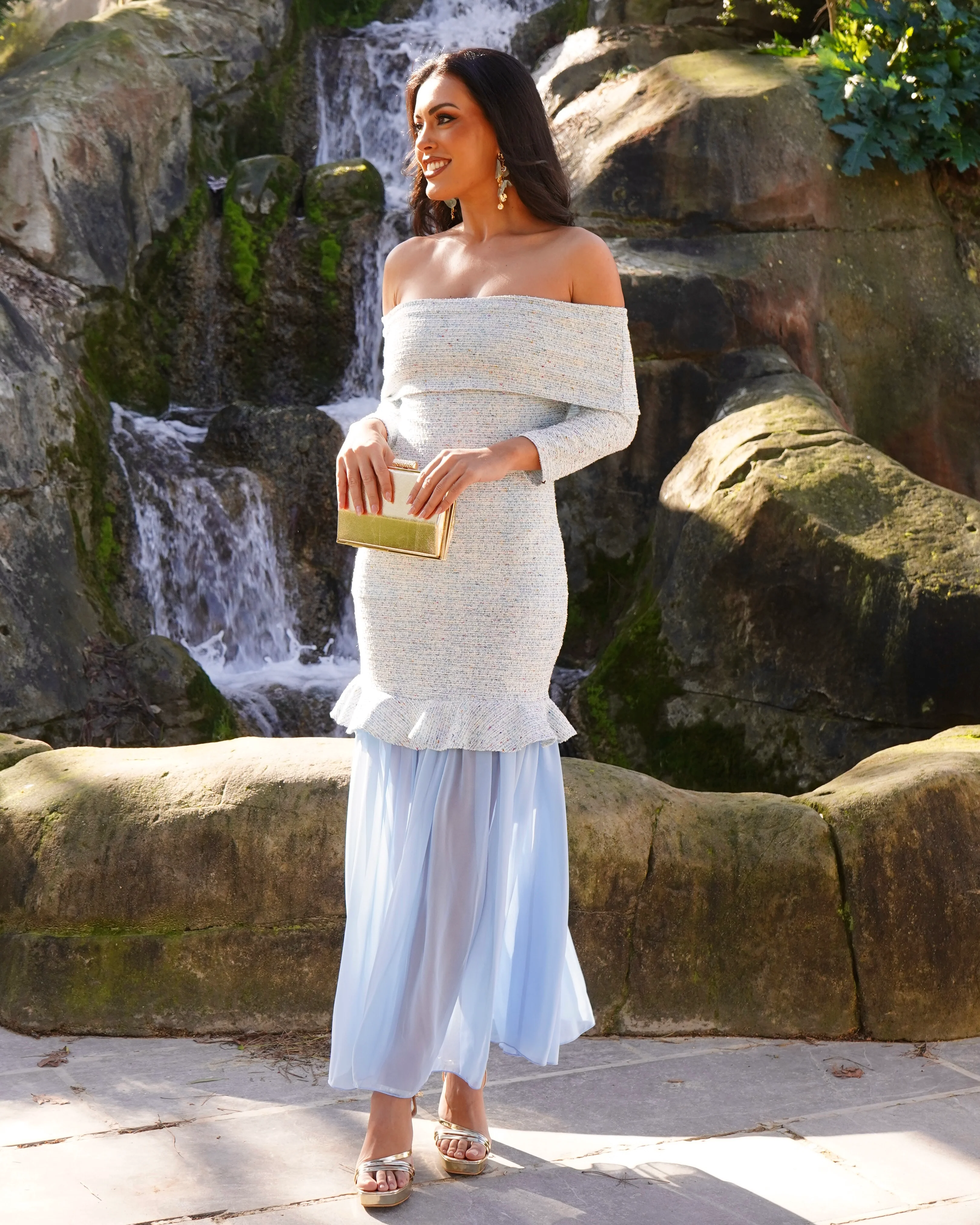 Vestido Rosalinda Celeste - Image 4