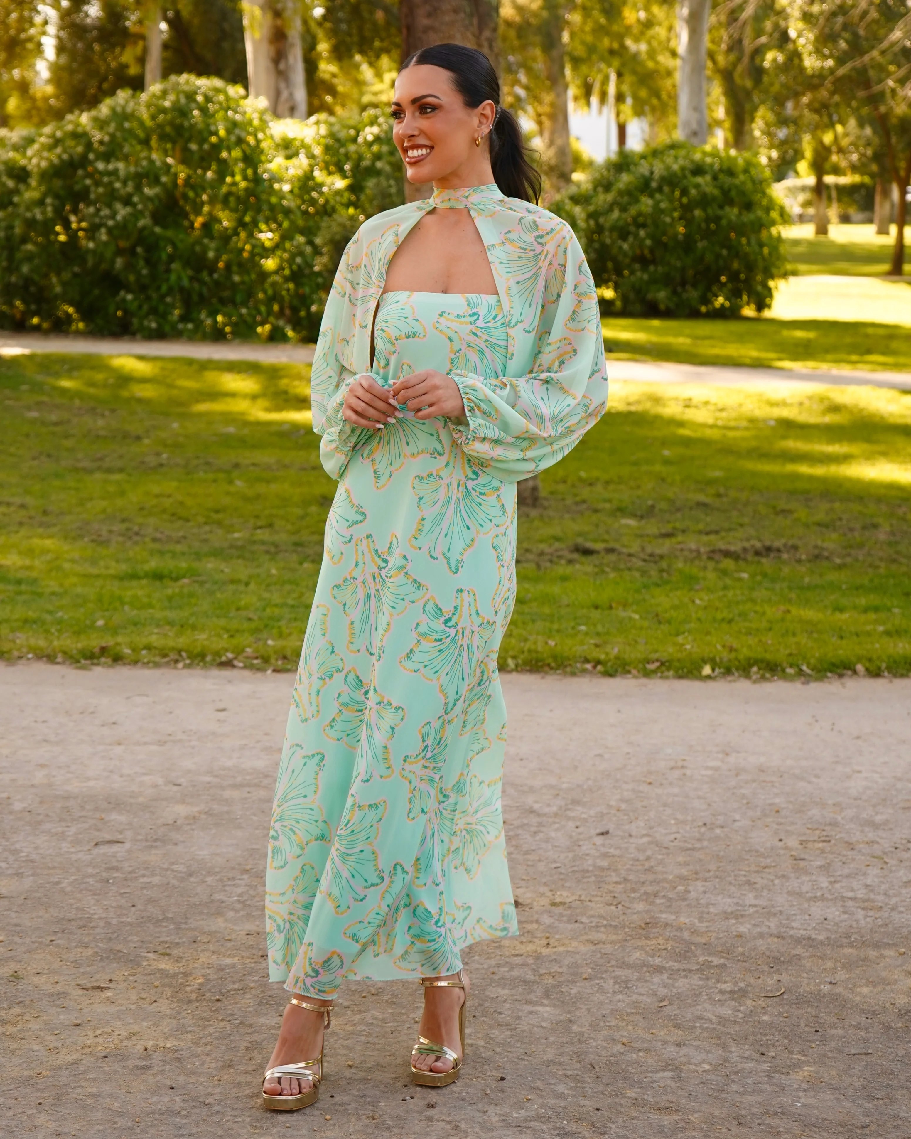 Vestido Ruth Verde Menta - Image 3