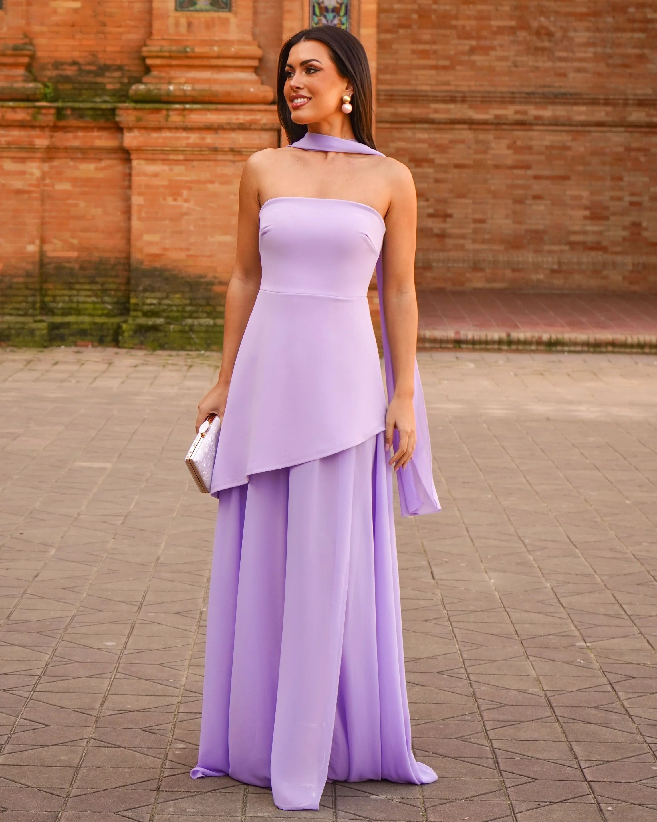 Vestido Texas Malva