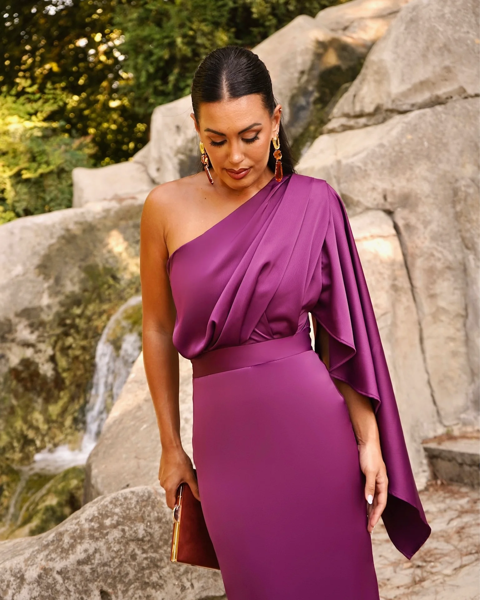 Vestido Verona berenjena - Image 4