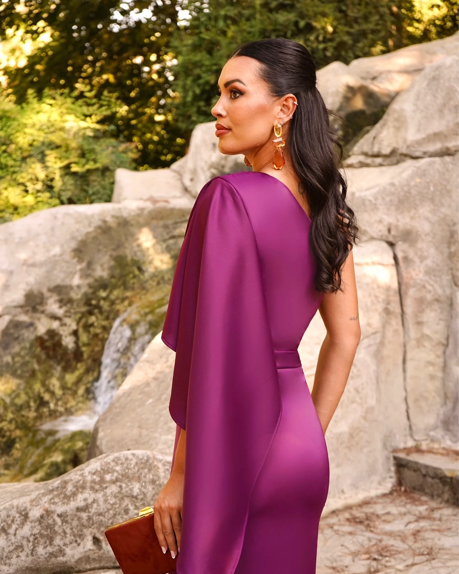 Vestido Verona berenjena - Image 5